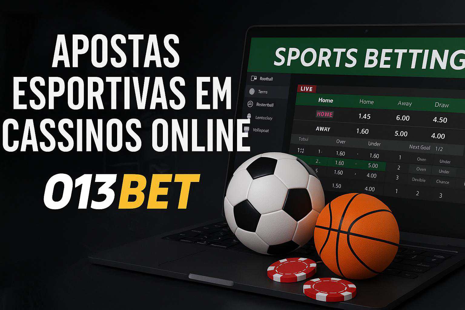 Aposte em apostas esportivas no cassino online 013BET